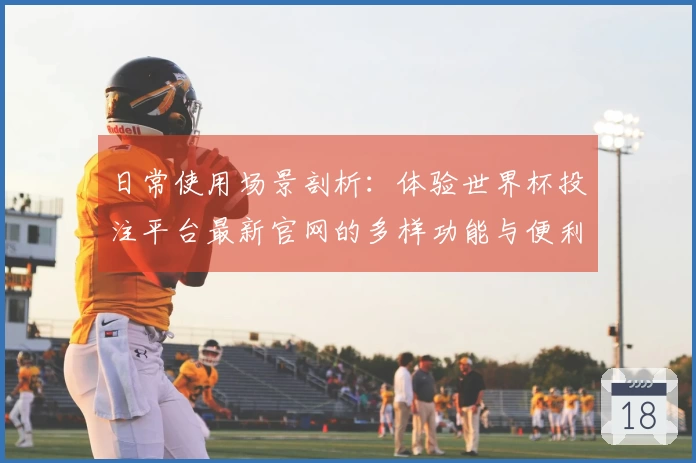 日常使用场景剖析：体验世界杯投注平台最新官网的多样功能与便利性